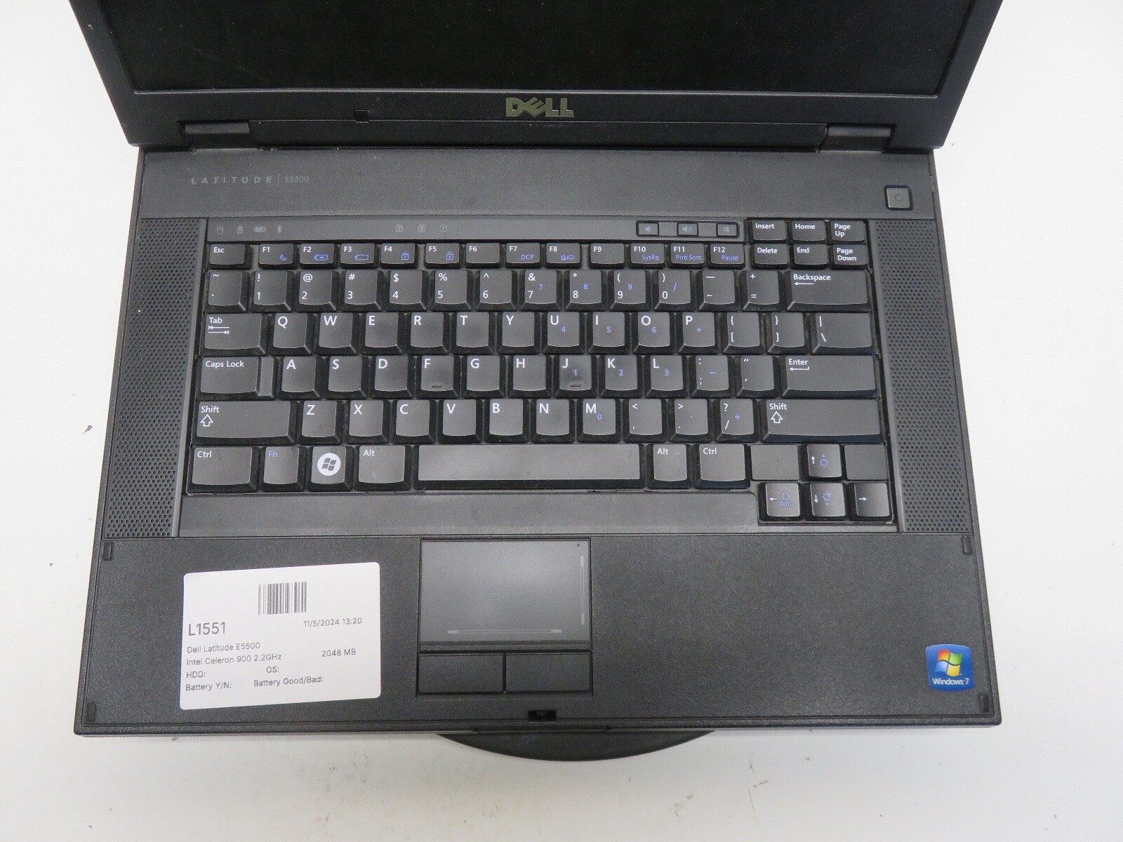 Dell Latitude E5500 Intel Celeron 900 2.2GHz 2048 MB 500 GB WIN XP