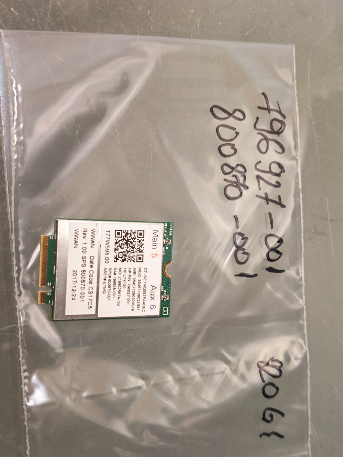 HP 430 450 640 650 740 745 820 840 G3 G4 WEBCAM CAMERA 796997-2L5 #
