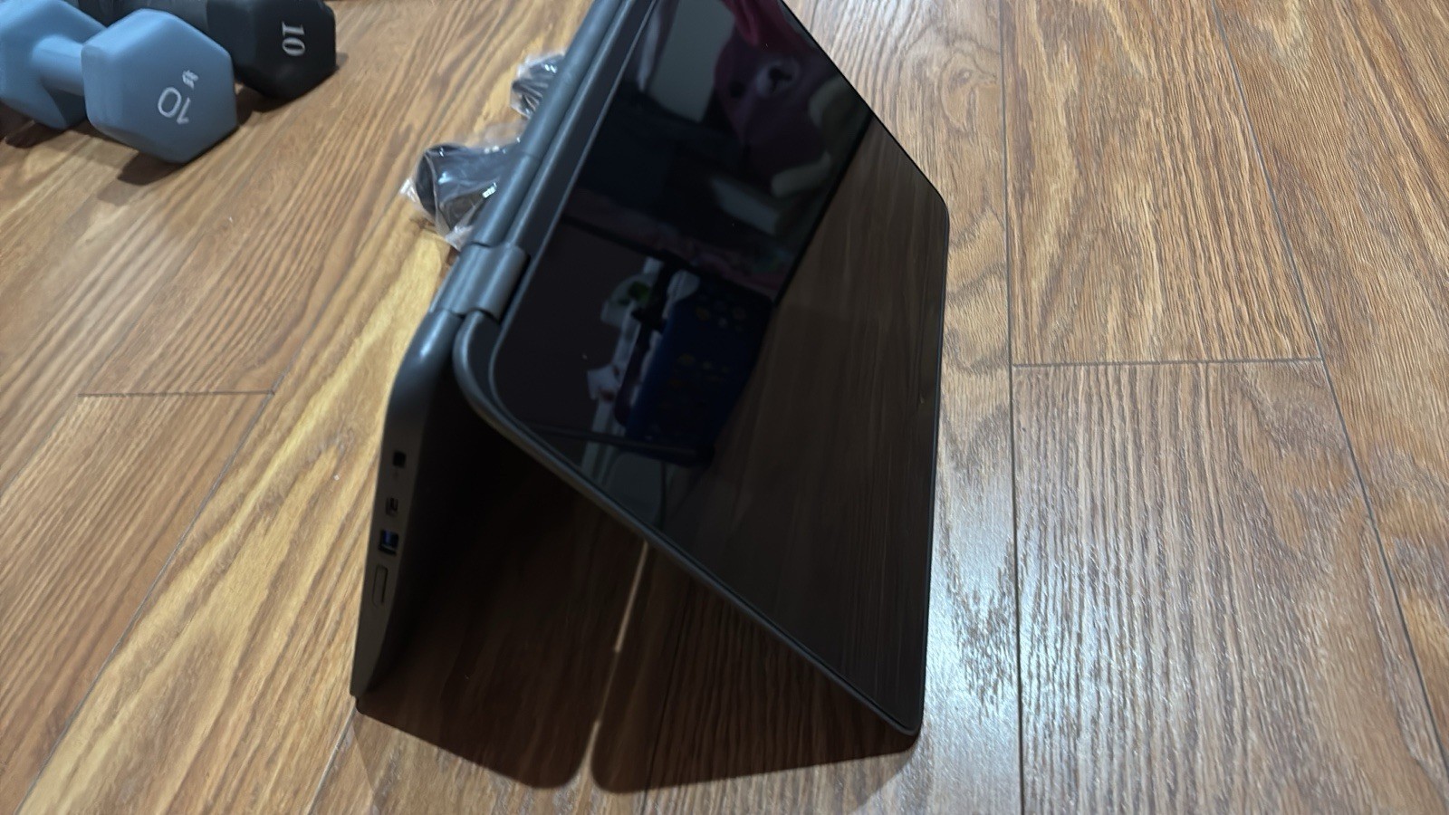 Folding Cromebook Notebook 8 by 12inches Silver Laptop