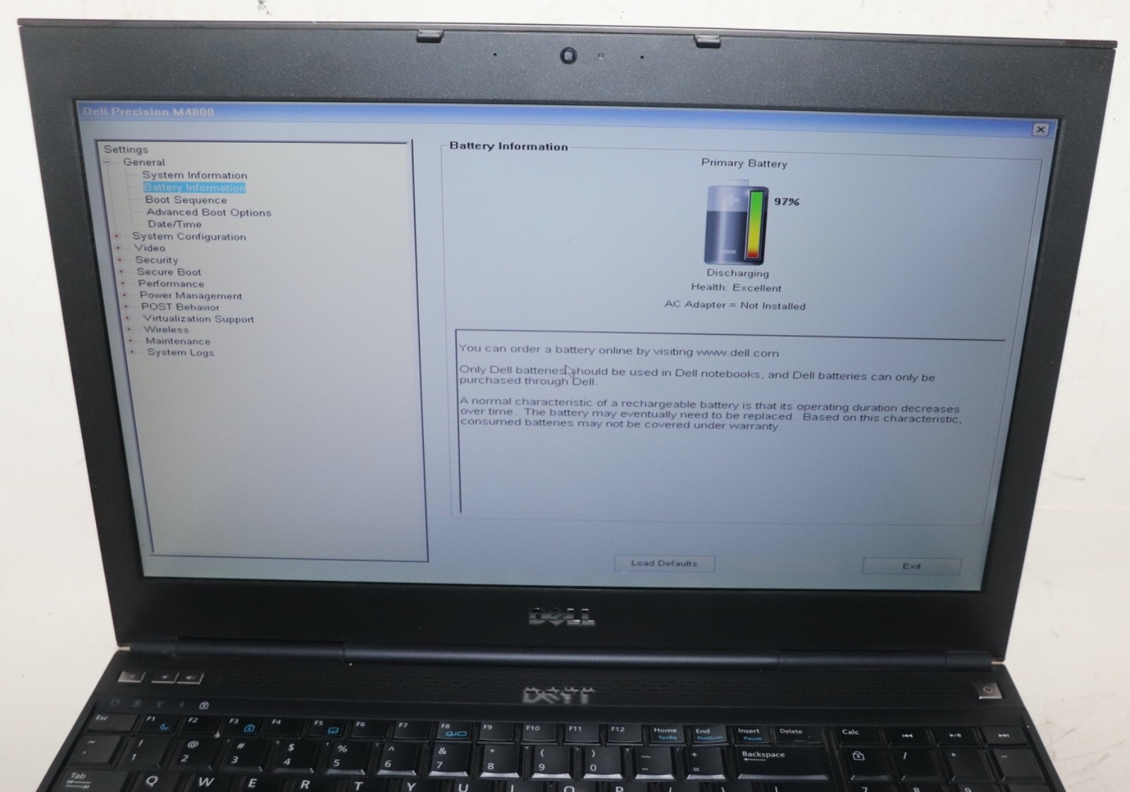 Dell Precision M4800 Intel i7 core @2.50GHz|16GBRAM|512GBSSD|WIN10|Nvidia|Webcam