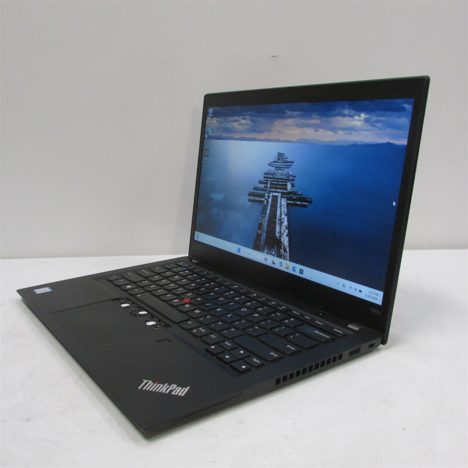 Lenovo Thinkpad T490s i7-8565U 1.8GHz 16GB RAM 256GB m.2 14″ Win 11 Pro MISS KEY