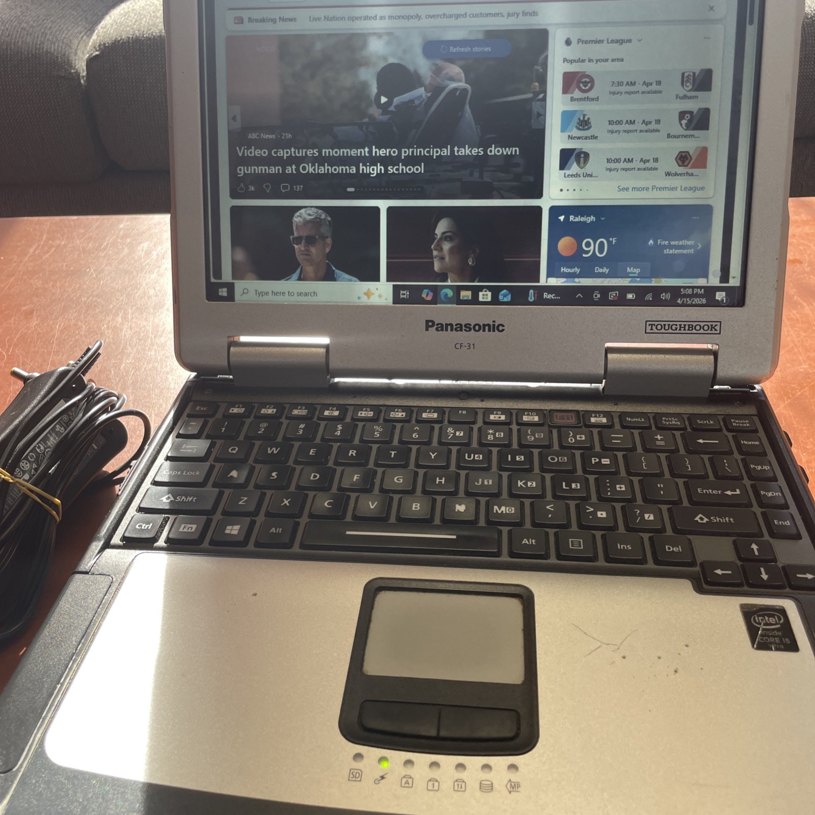 Panasonic Toughbook CF-31 MK4, i5-3340M @2.7GHz, 13.1-inch XGA Touchscreen, 8GB,