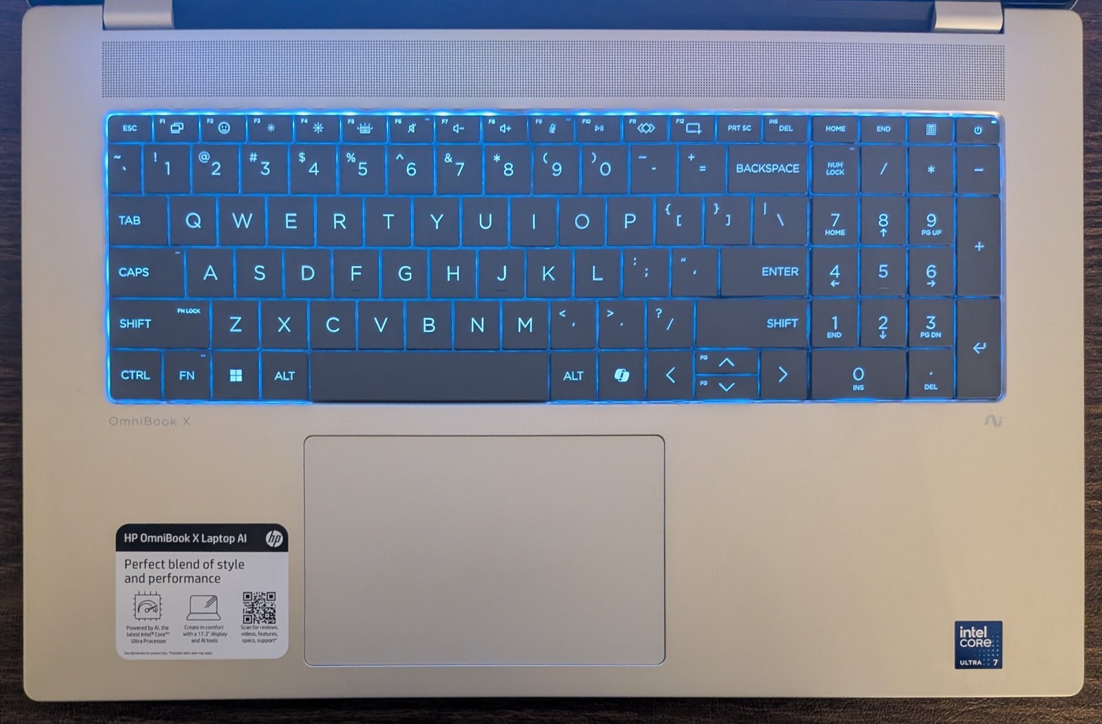 HP OmniBook X 17.3″ FHD Touch (Core Ultra 7 256V, 16GB RAM, 1TB SSD) Laptop