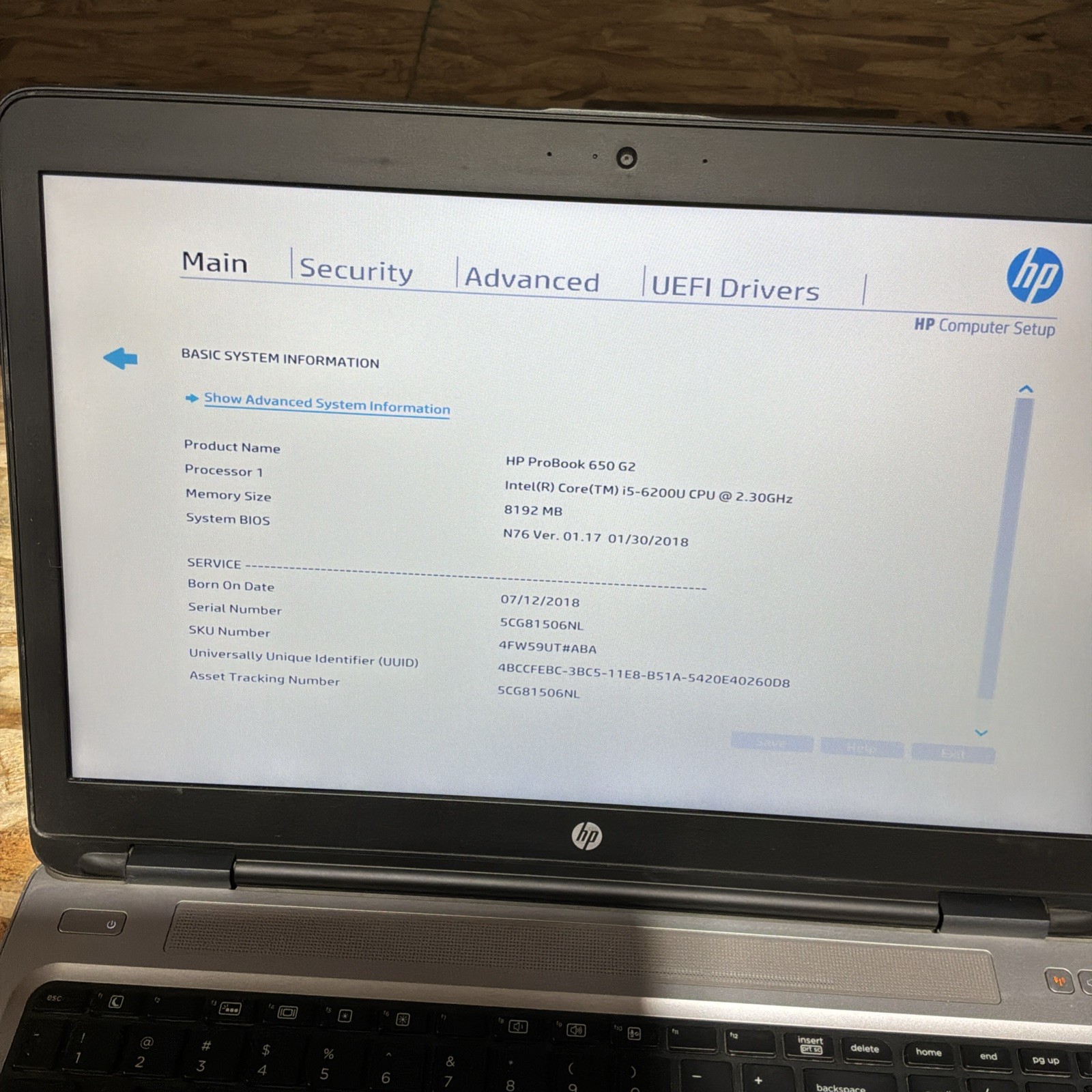 HP ProBook 650 G2 15.6″ Core i5-6200U 2.30GHz 8GB 500GB SSD W11 Laptop C472