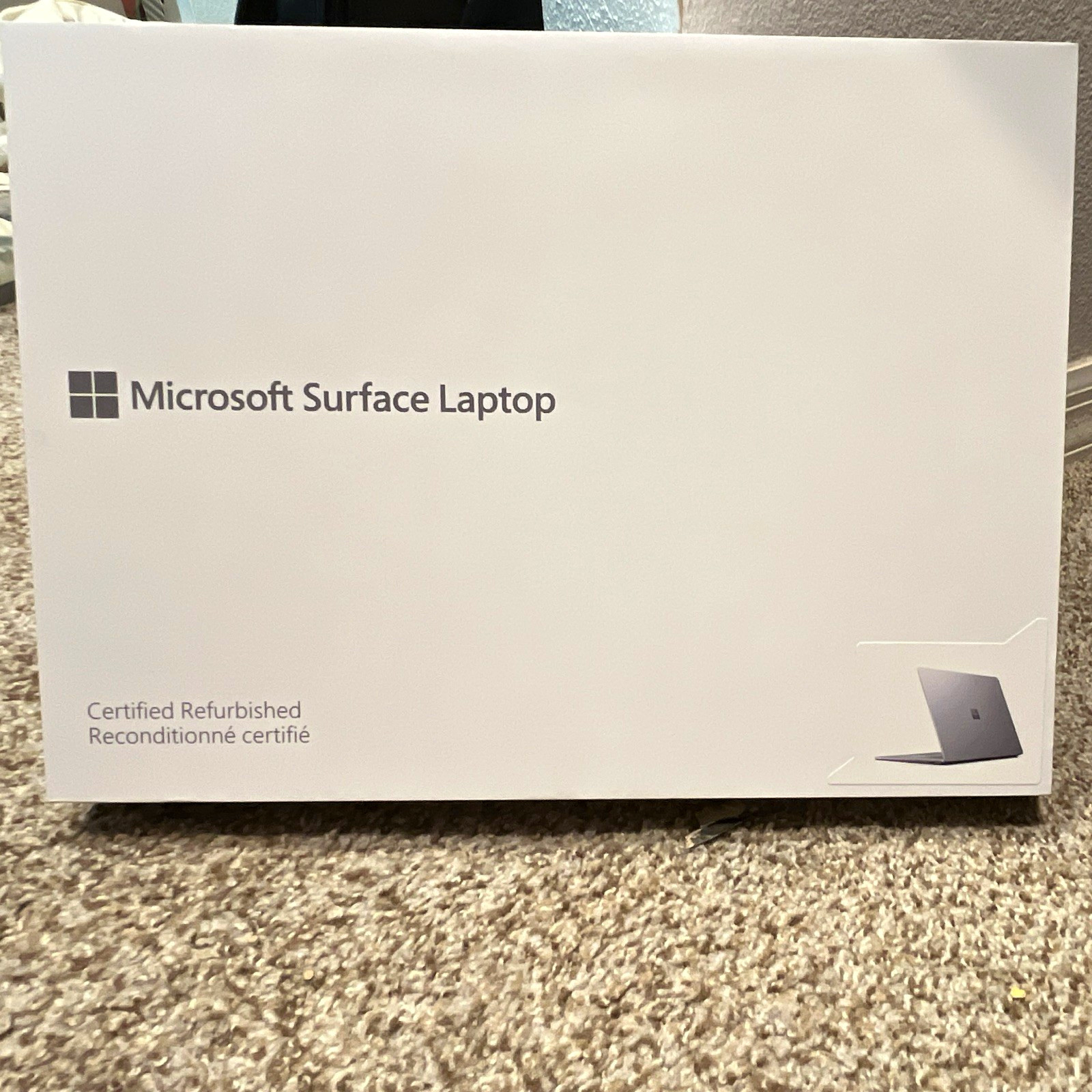 **EMPTY BOX**Microsoft Surface Laptop 3 15″ Ryzen 5 8GB 256GB SSD Platinum