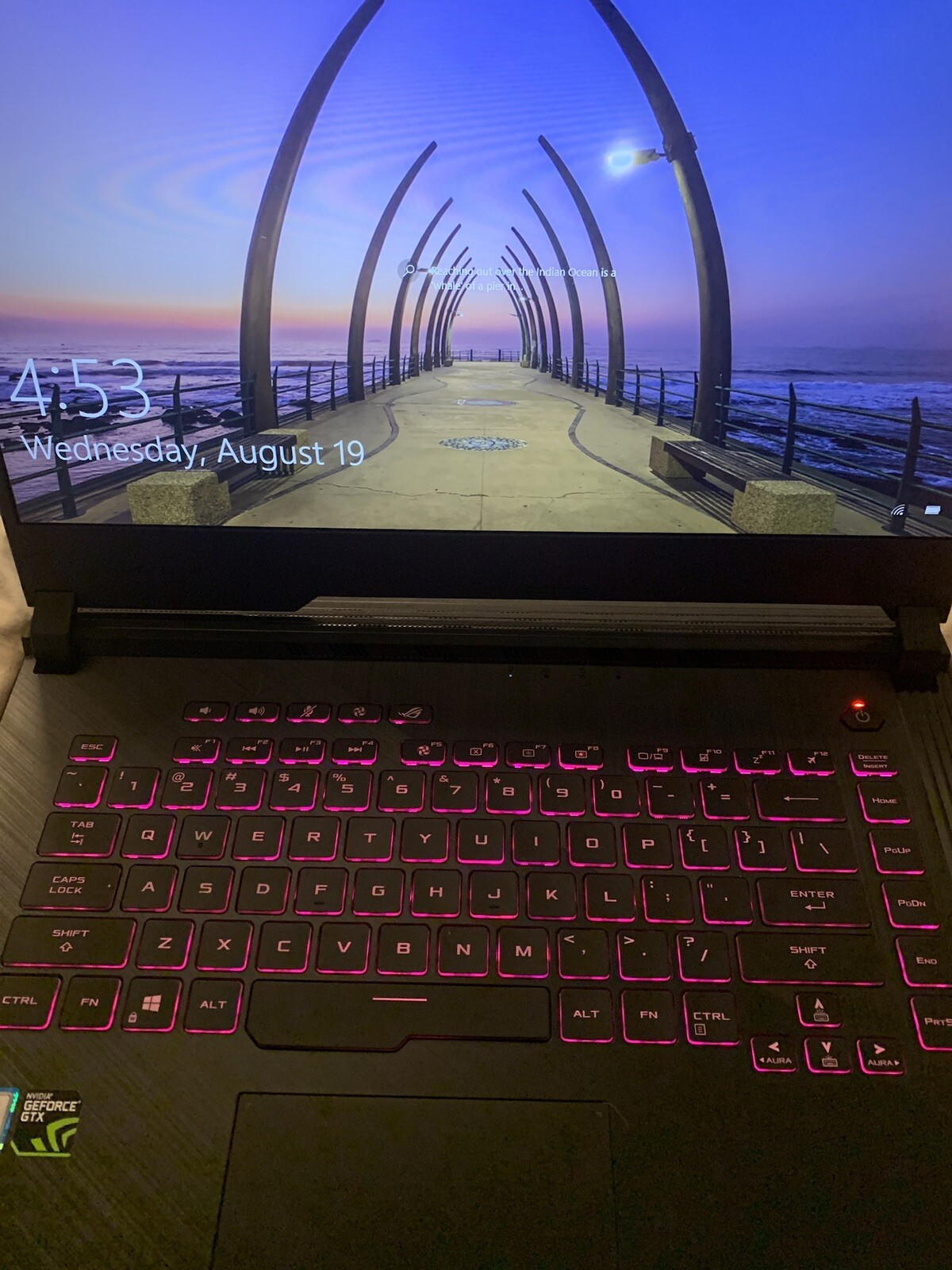 ASUS ROG Strix G15 15.6″ (512GB SSD, Intel Core i7-10750H, 2.6GHz, 8GB RAM)…