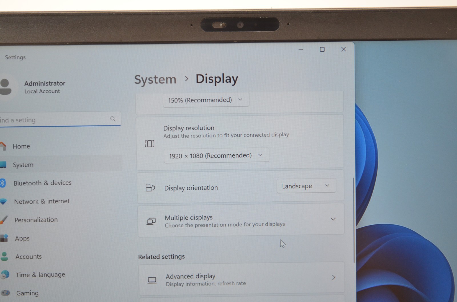 Dell Latitude 5400 Core i5-8365U 1.60GHz 16GB RAM 256 GB NVME SSD Win 11 Pro