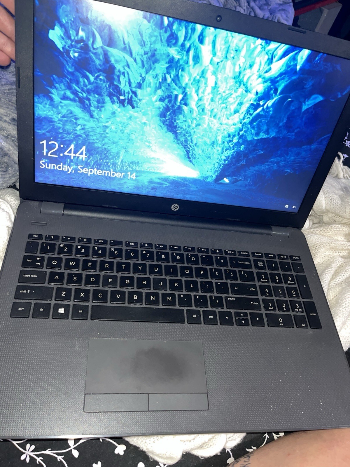 Black HP Pavillion 15 Laptop