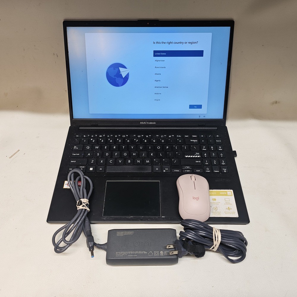 ASUS VIVOBOOK GO 15 E1504F LAPTOP W/119GB SSD, 4GB RAM, AMD ATHLON GOLD 7220U