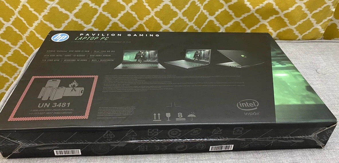 HP Pavilion Gaming Laptop 15.6″, Intel Core i5-8300H, NVIDIA GF GTX 1050Ti 🎁
