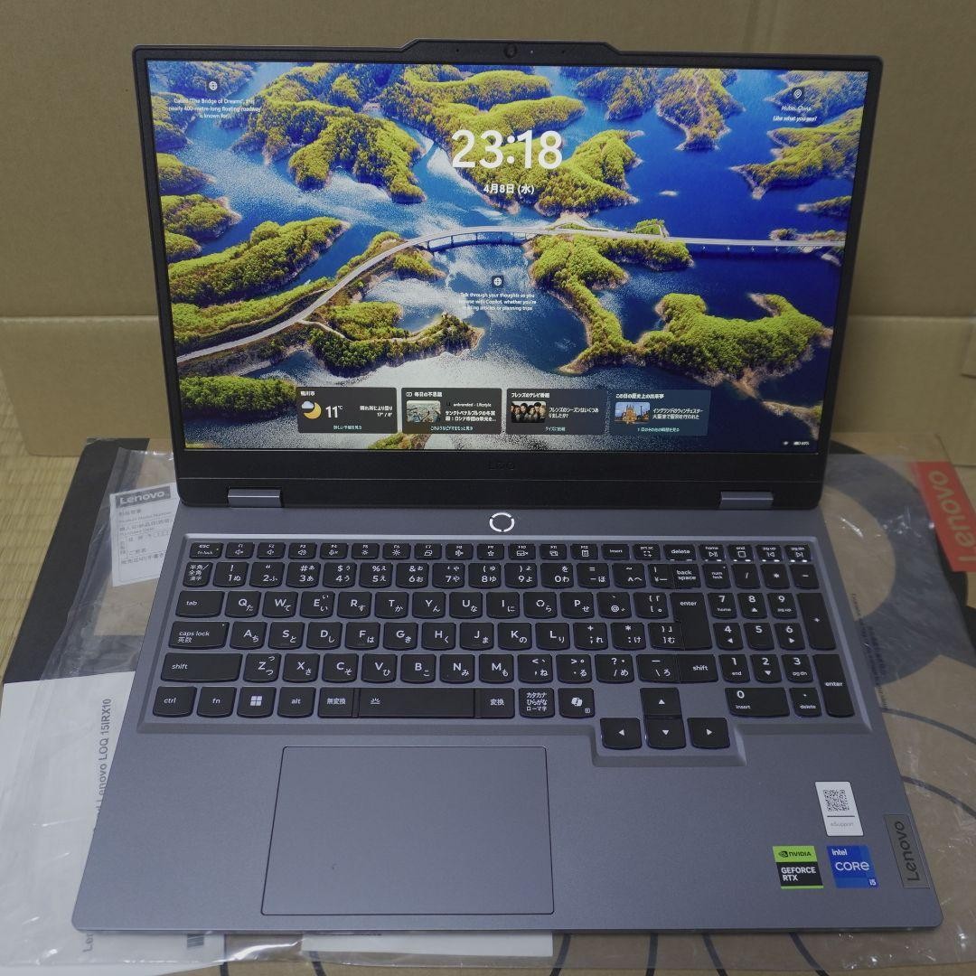 Lenovo LOQ 15IRX10 15.6”i5-13450HX 16GB RAM 512GB SSD GeForce RTX 5050