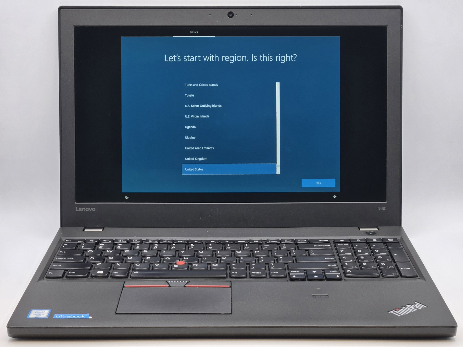Lenovo ThinkPad T560 15″ FHD I7-6600U 256GB 8GB W10P Webcam Backlit FP Reader