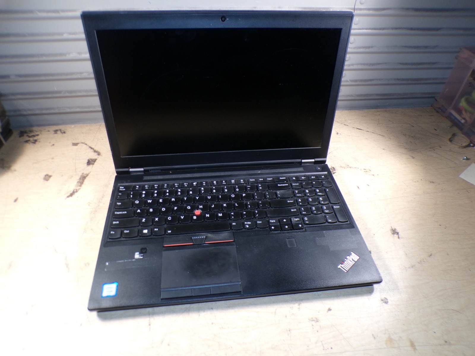 LENOVO THINKPAD P51 XEON E3-1505M V6 3.0GHZ 16GB RAM **NO HD/ NO CADDIE/ NO OS/