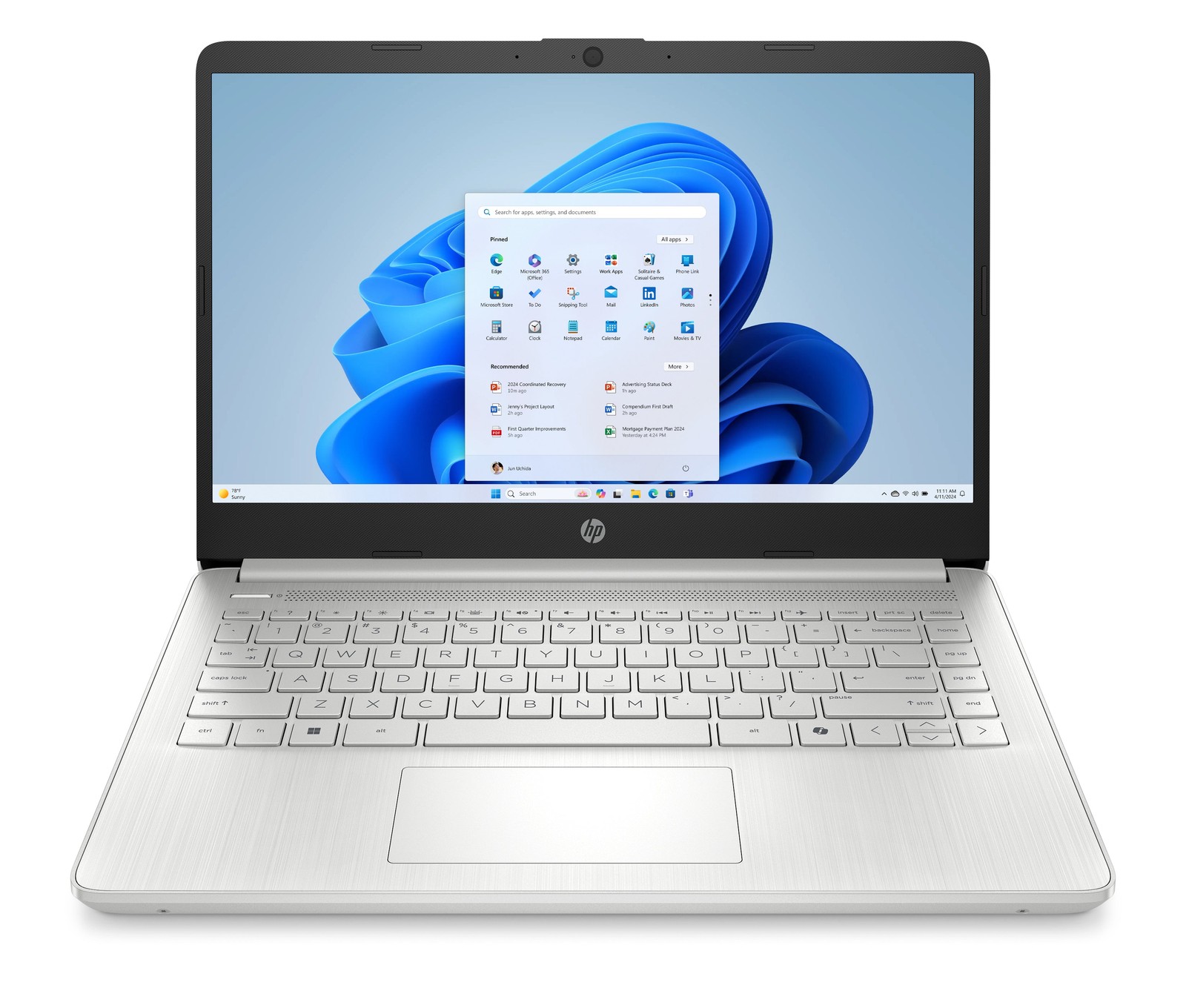 HP 14-dq6957nr 14″ NB Intel N150 4GB RAM 128GB UFS W11HS – B89MVUA#ABA