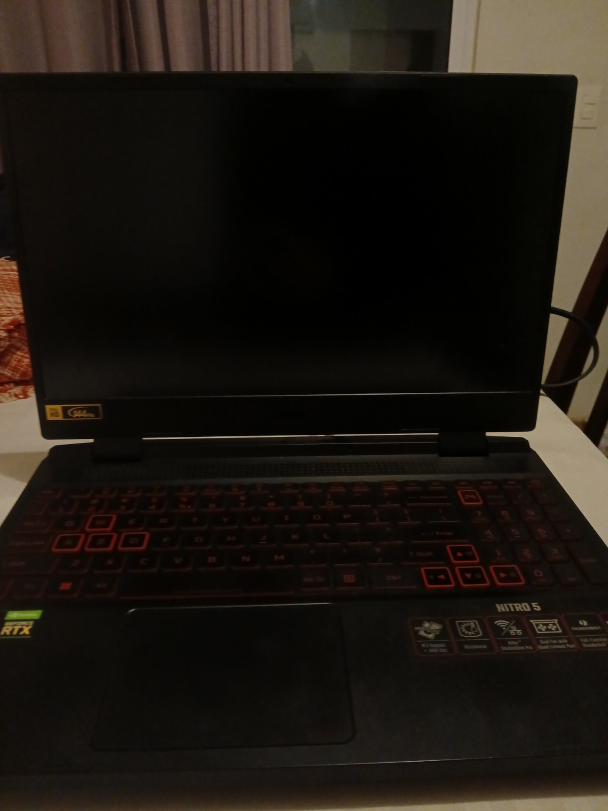 acer nitro 5 AN515-58-525 i5-12500H 8GB 512GB- FOR PARTS/MOTHERBOARD NOT WORKING