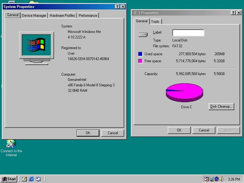 IBM ThinkPad iSeries 1161 – Win98 SE, Celeron, 32MB, 6GB