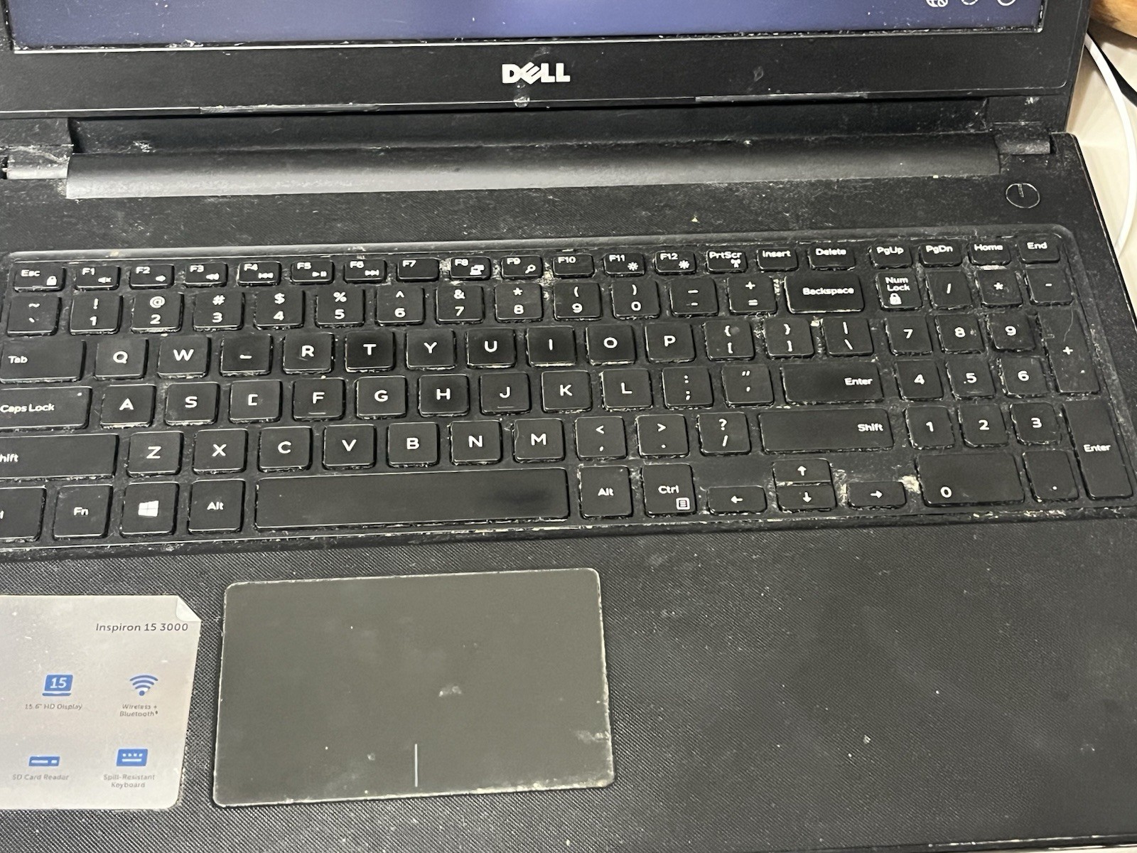 Dell Inspiron 15 3000 Series 15.6″ reset READ parts/repair