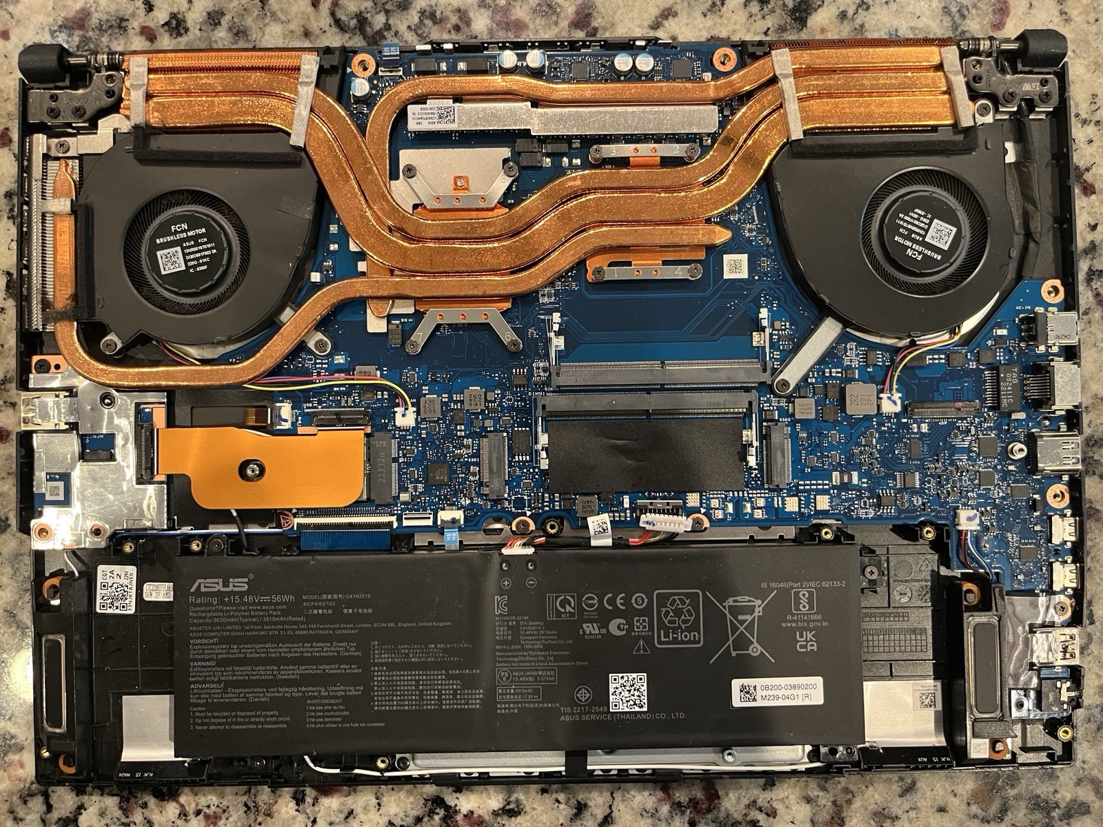 ASUS Laptop Tuf Gaming A15 FA507RE 15.3″ Ryzen 7 6800H RTX 3050 Ti no ram/ssd
