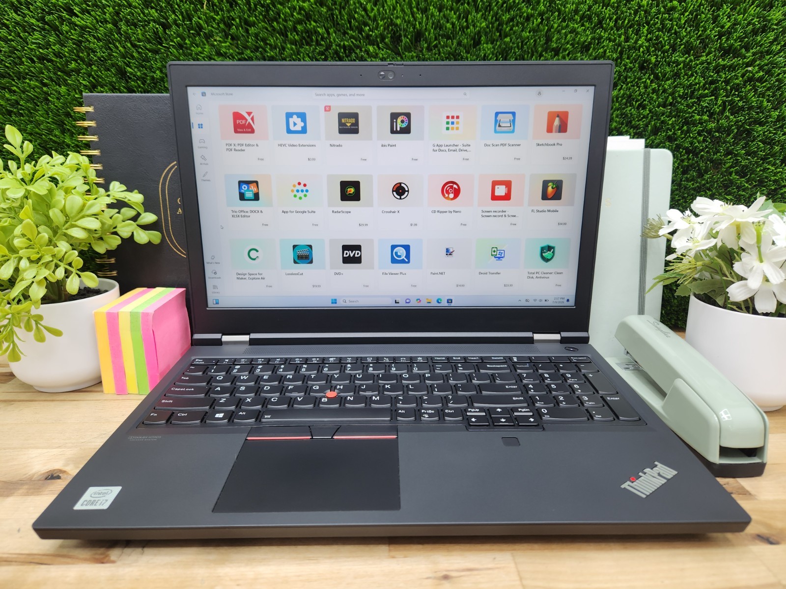 Lenovo ThinkPad P15 Gen 1 15.6″ i7-10750H 32GB 512GB SSD Quadro T2000 Win 11 P ~