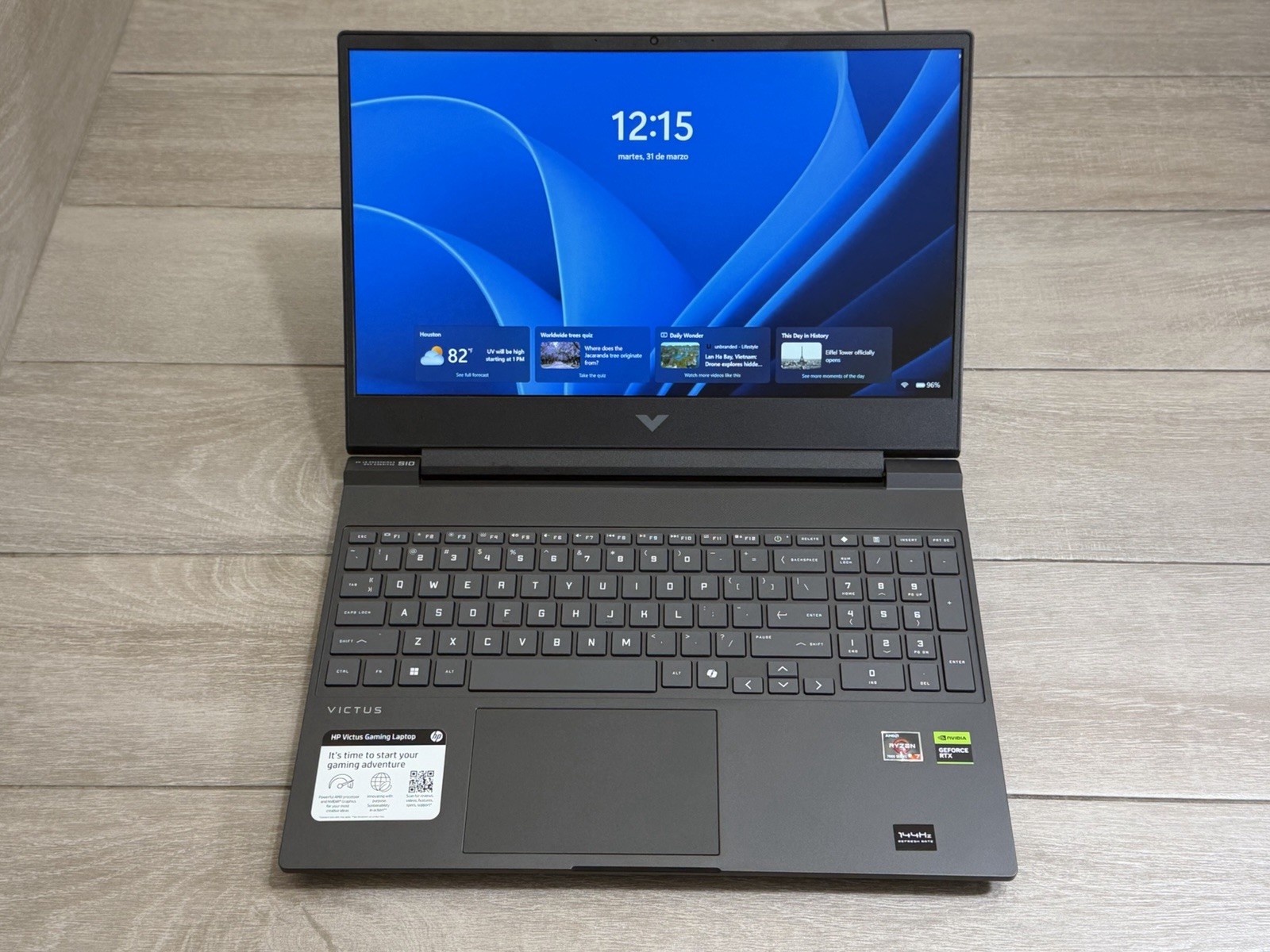 HP Victus 15-FB3093DX 15.6″ Ryzen 7 7445HS GeForce RTX 4050 16GB RAM 512GB NVMe