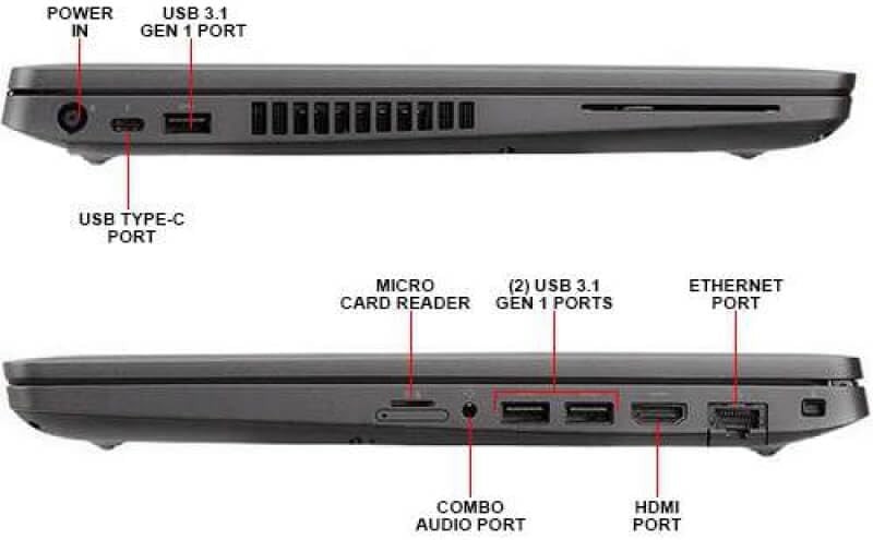 Dell Latitude 5400 14″ i5-8365U 8GB RAM 256GB SSD | BLACK