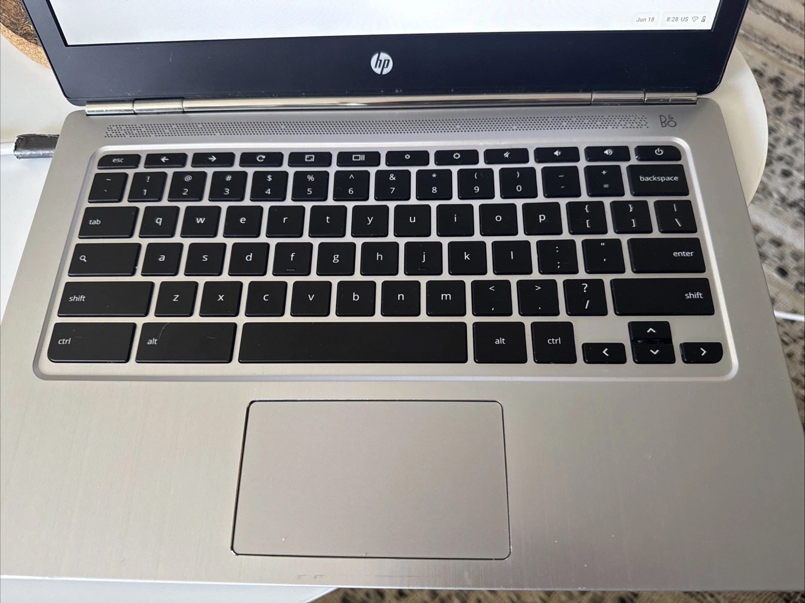 Works great- HP 13 G1 Ultrabook Intel M7-6Y75 16GB RAM 32GB SSD Chrome OS Laptop