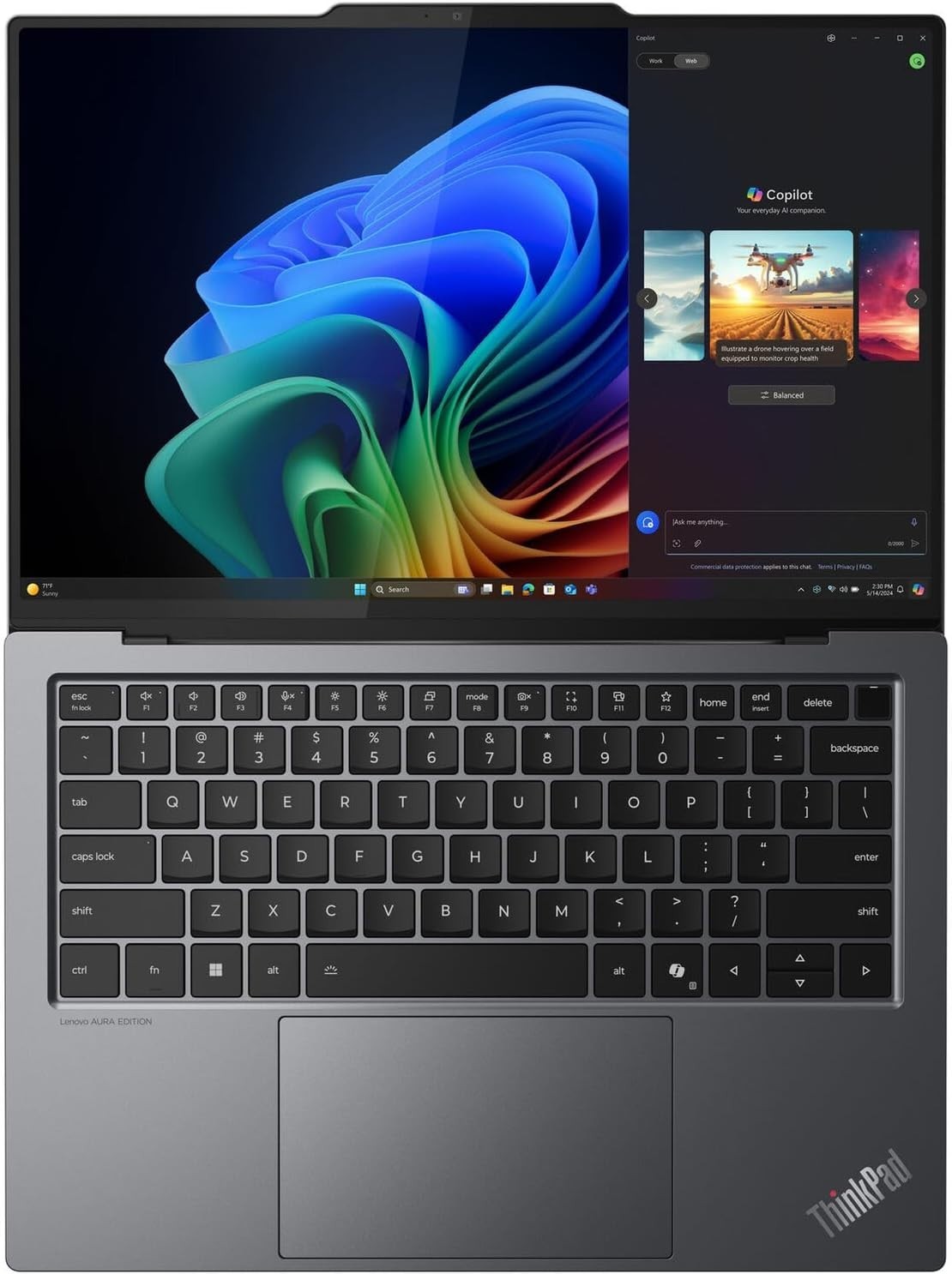 NEW Lenovo ThinkPad X9 14″ Aura Edition Ultra 5 226V 16GB 512GB FP Win11P Haptic