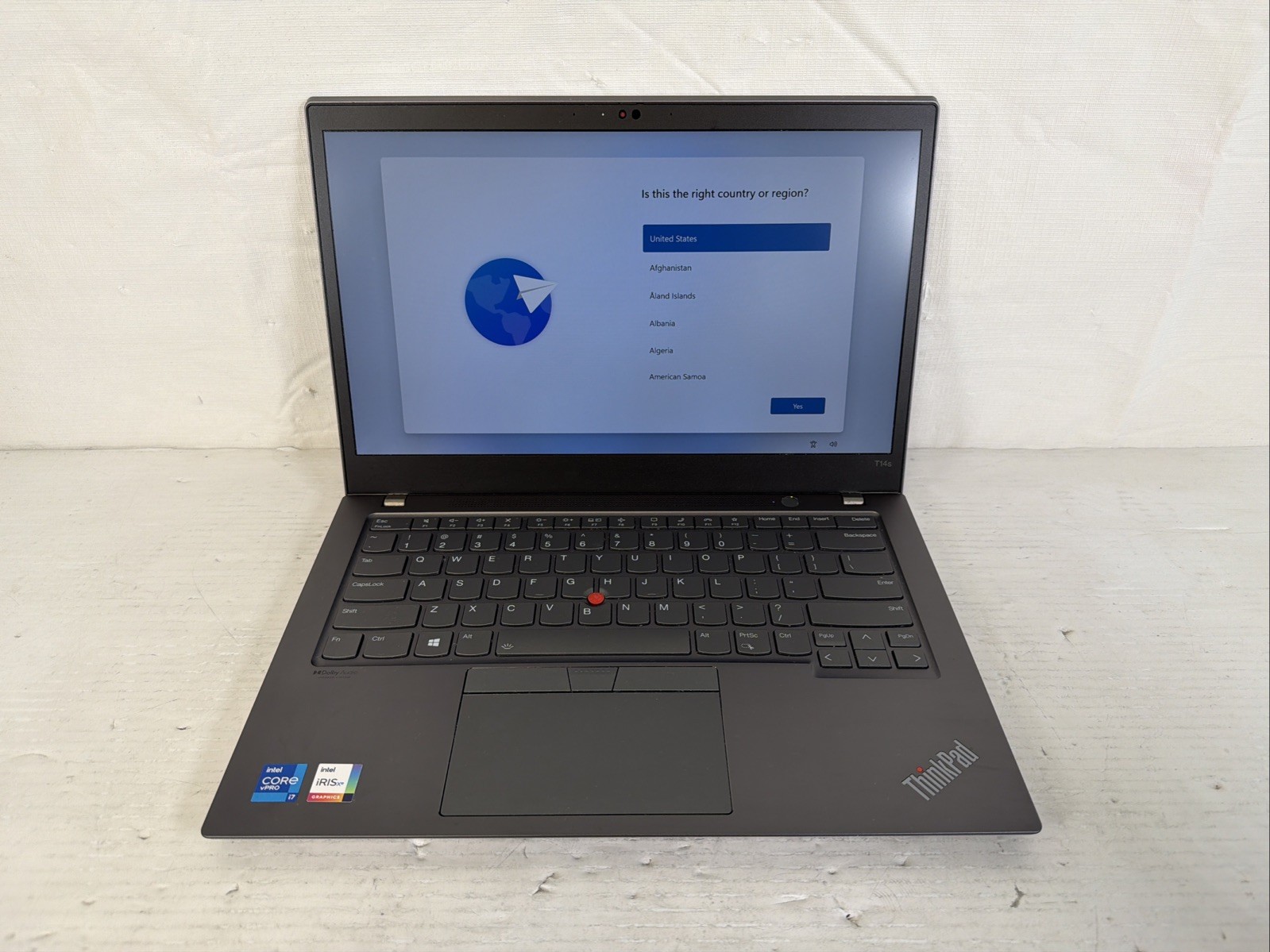 Lenovo ThinkPad T14s Gen 2 Laptop i7-1185G7 16GB 14 FHD 256GB NVMe Win 11 Pro