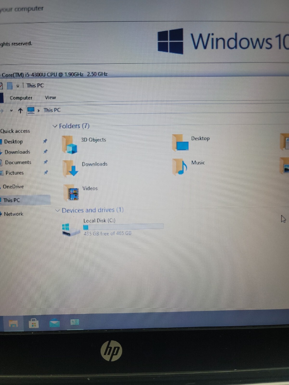 HP EliteBook 840 14″, i5 2.5GH, 500GB , 8 GB, Windows 10 w Charger *V.CLEAN*