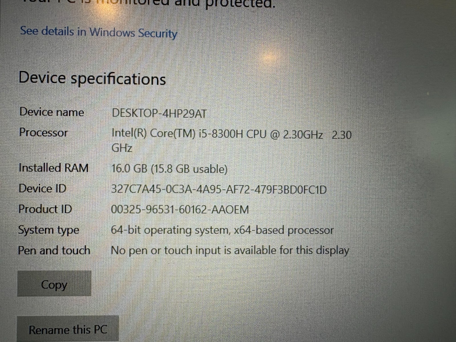 Dell G5 5590 15.6″ White Gaming Laptop GTX 1050Ti 1TB HDD 128GB SSD Win10