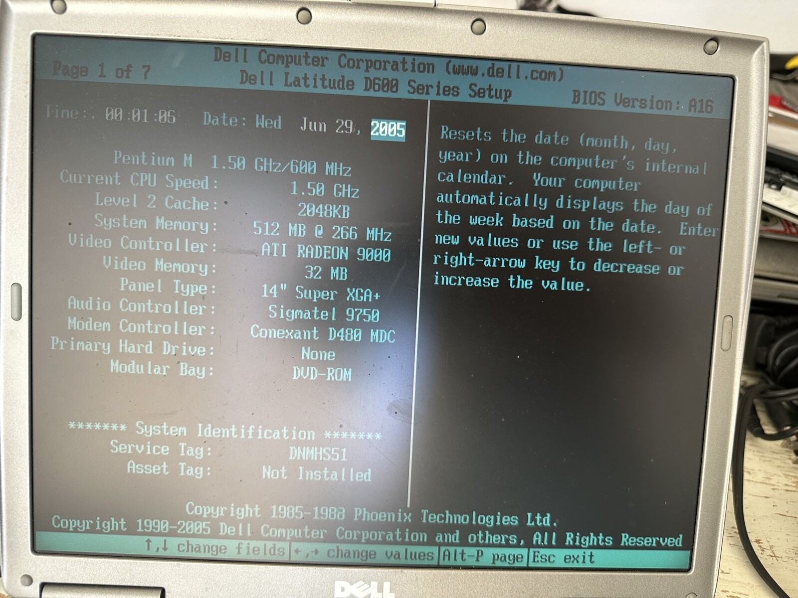 Dell Latitude D600 – 14” Laptop