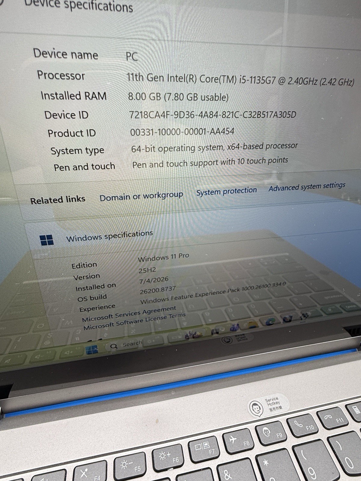 Lenovo ThinkBook 14s Yoga ITL 14” Touch i5-1135G7 8GB 256GB SSD Win 11 Pro