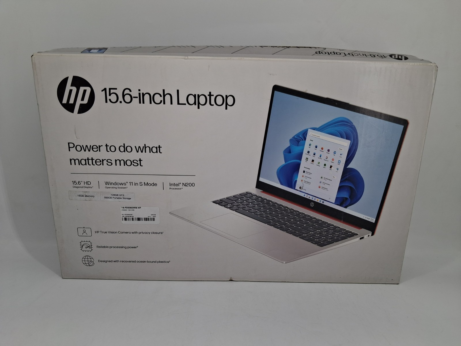 HP 15-FD0083WM Intel N200 1.00GHz LAPTOP 16GB 128GB RED – NEW