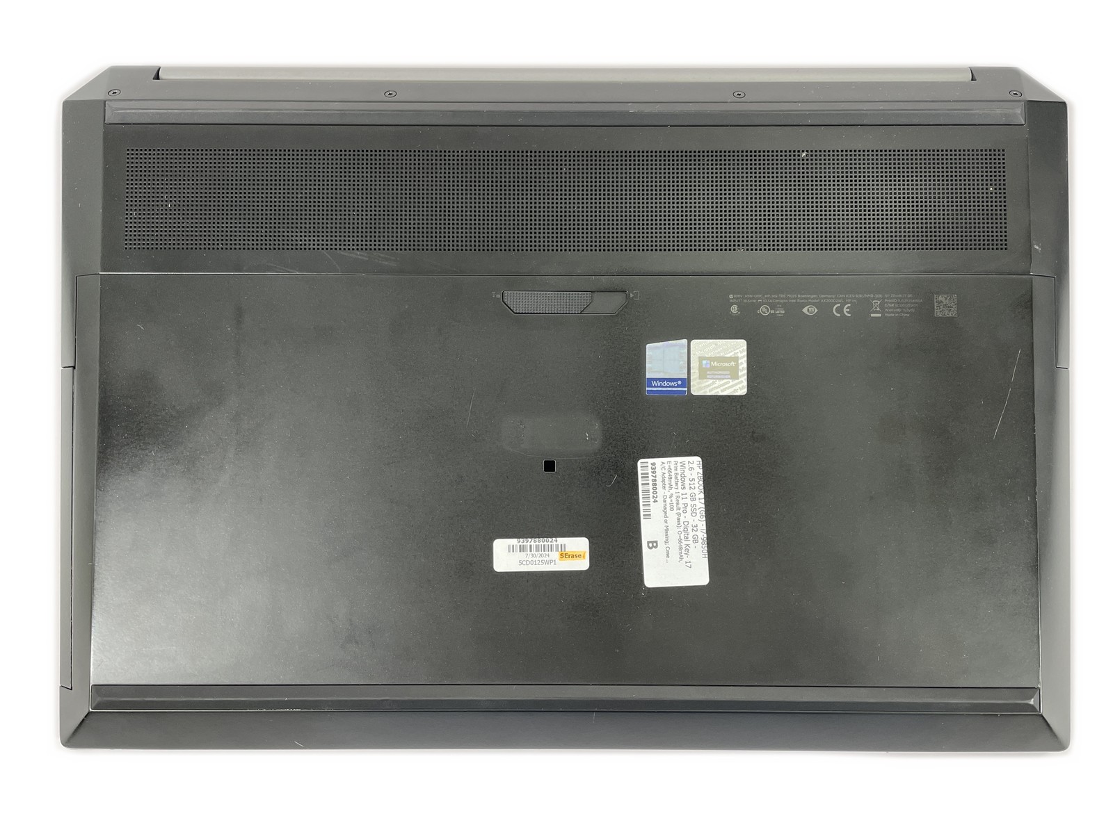 HP ZBook 17 G6 Workstation Laptop i7-9850H 512GB SSD 32GB RAM RTX 4000 – Win 11