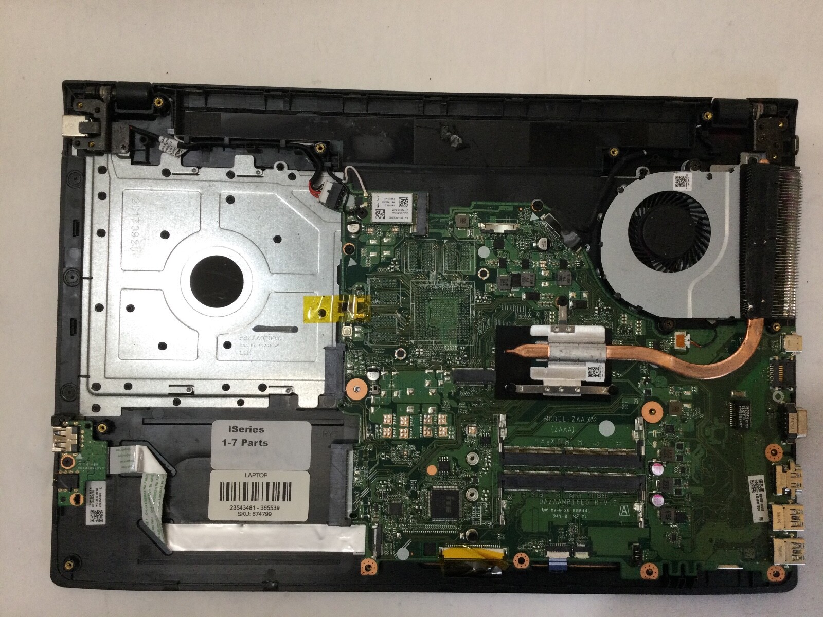 ACER ASPIRE E 15 – I3 7100 U – NO RAM – FOR PARTS – DOES NOT BOOT- READ DESC -BB