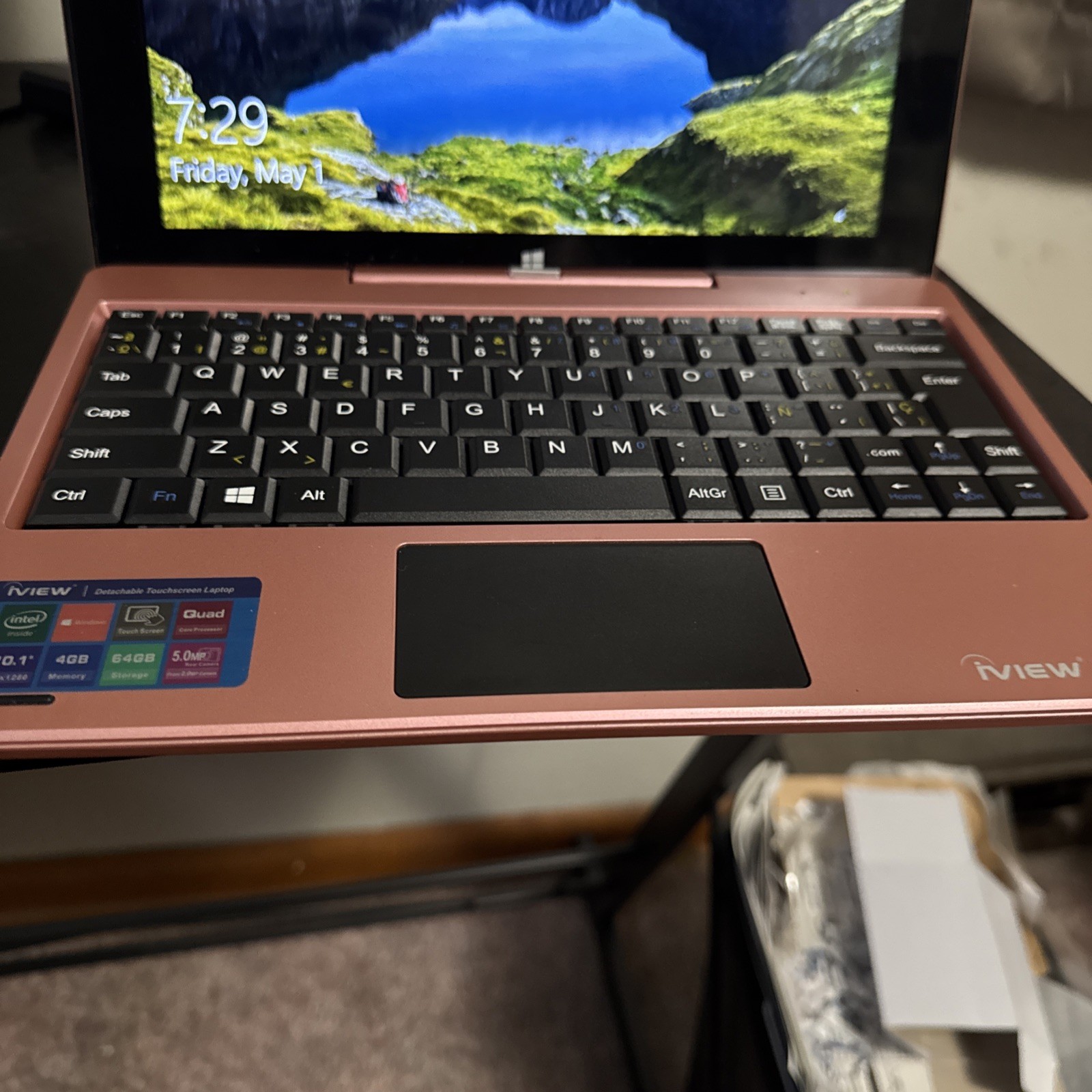 10.1″IView Magnus Plus Tablet/Laptop-Windows 10-4GB Ram (Used)Rose