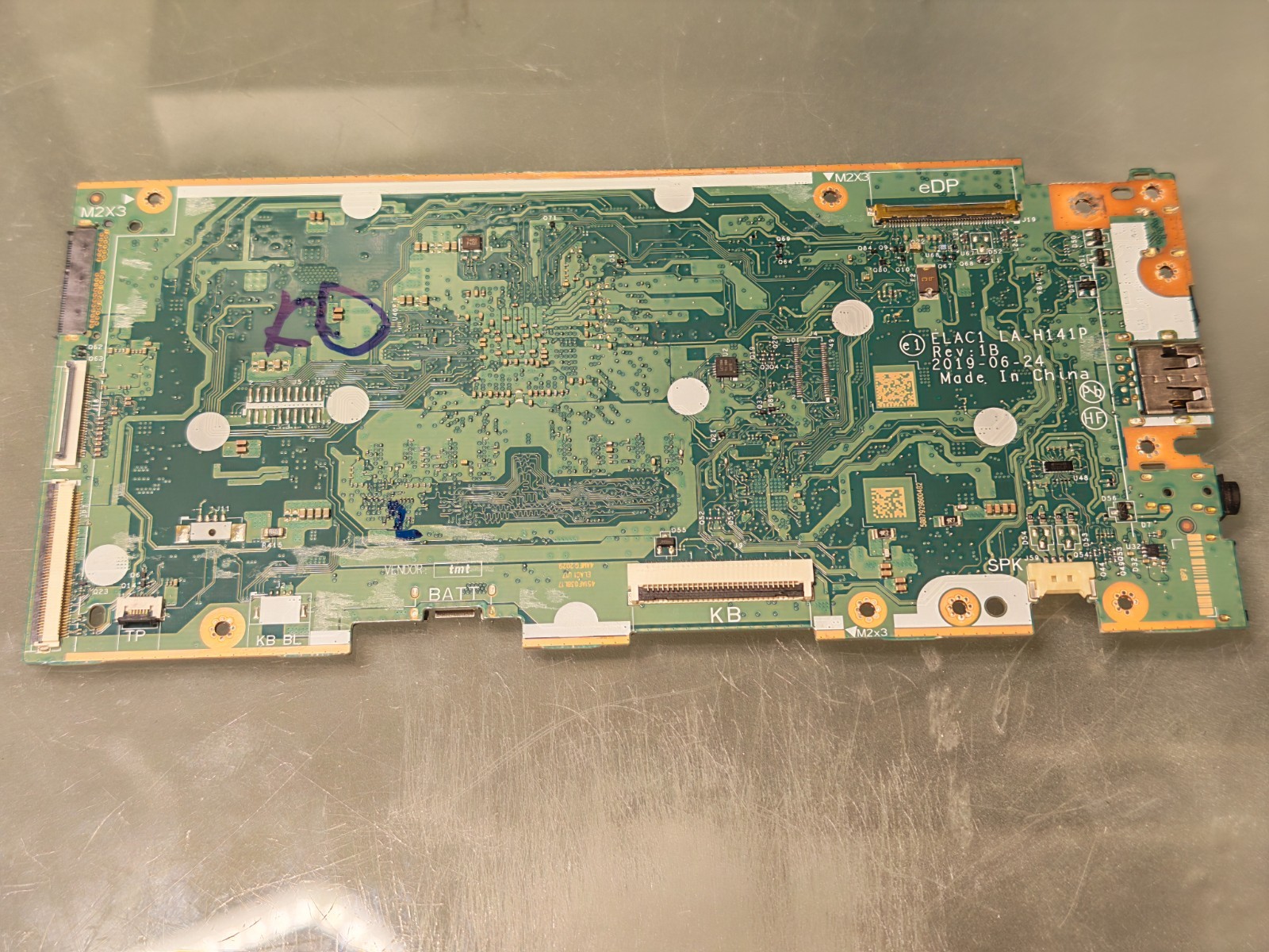 LENOVO 14E S345-14 CHROMEBOOK MOTHERBOARD LA-H141P #