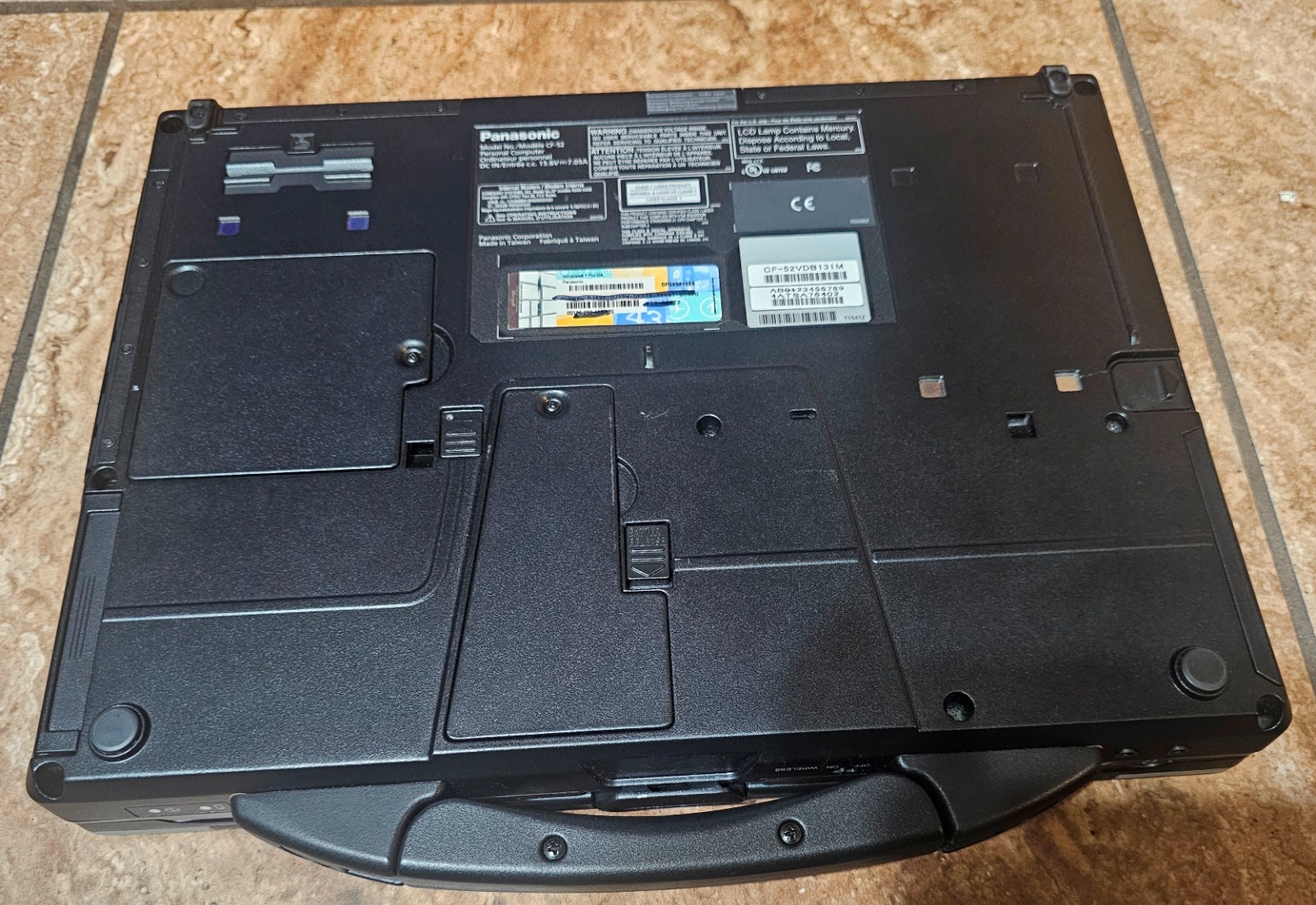 Panasonic Toughbook CF-52 MK5 i5-3360M✔️16GB 1TB SSD ✔️WIN10P64B /BIOS HOUR ZERO