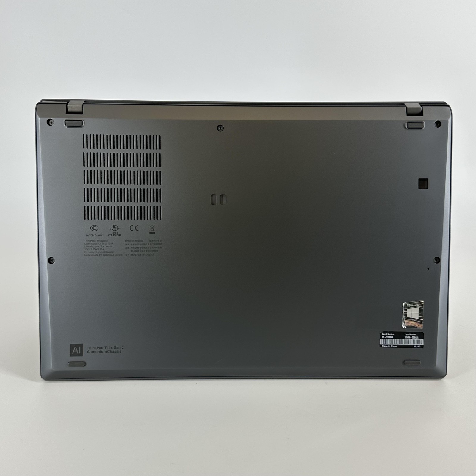 Lenovo ThinkPad T14s Gen 2 Gray FHD TOUCH i5-1135G7 2.40GHz 16GB 512GB FRAME GAP