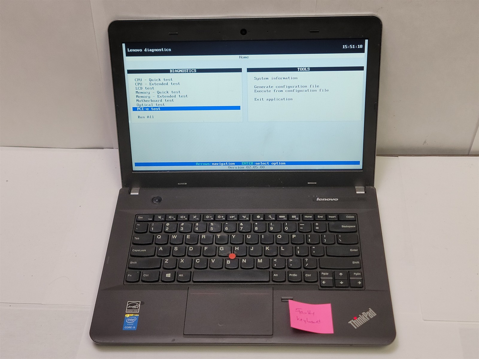 Lenovo ThinkPad E440 Intel Core i5-4200M 2.50GHz 12GB DDR4 RAM – see pics