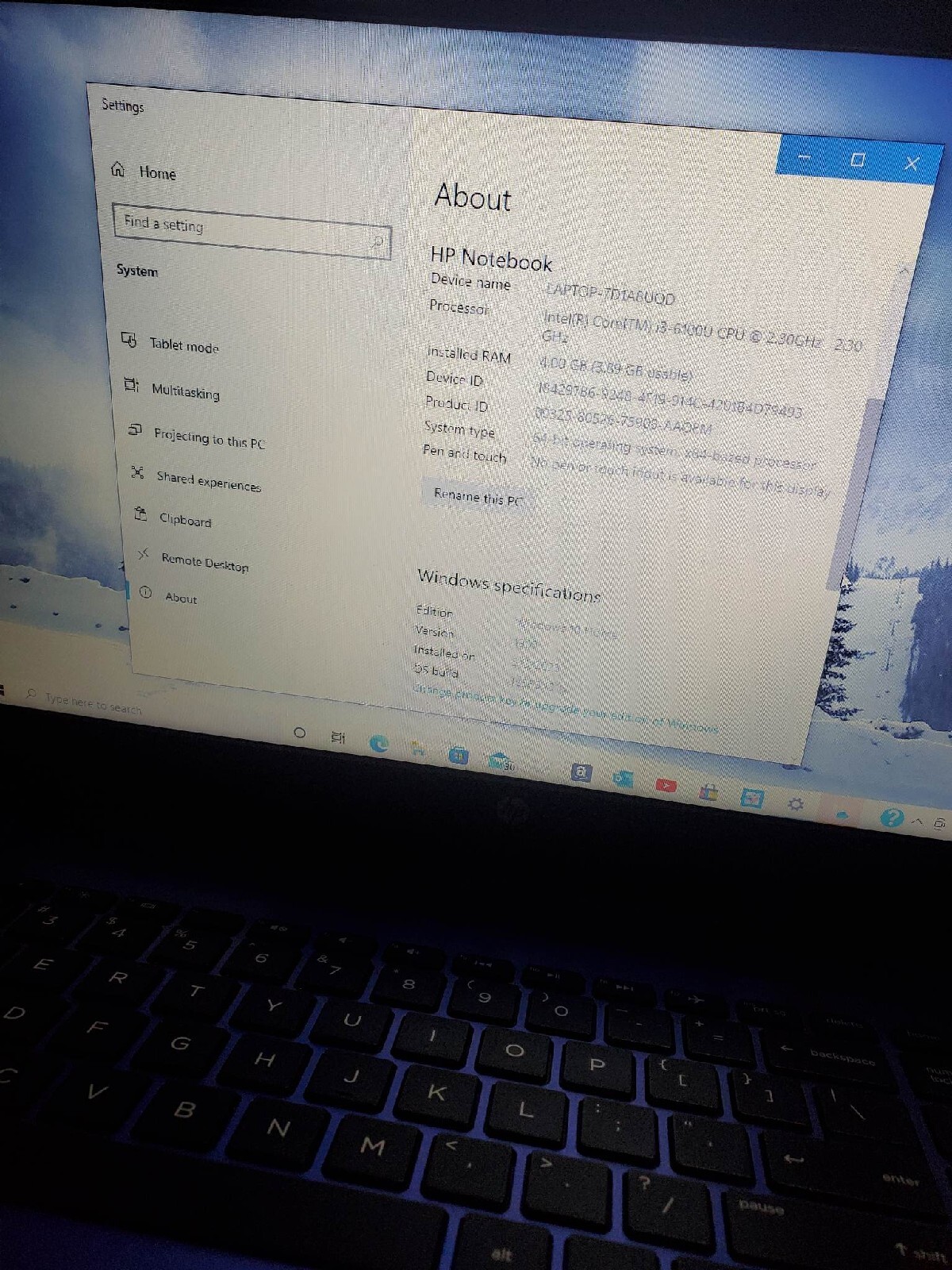 HPNotebook Screen Size15″ Product Dimensions (L x W x H)19.02 x 12.00 x 2.72