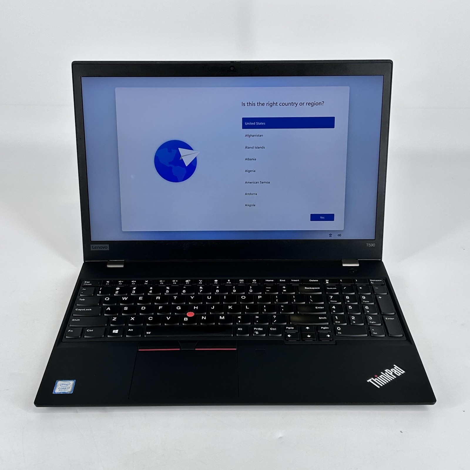 Lenovo ThinkPad T590 15.6 Black FHD TOUCH i7-8565U 1.80GHz 16GB 512GB SSD Good
