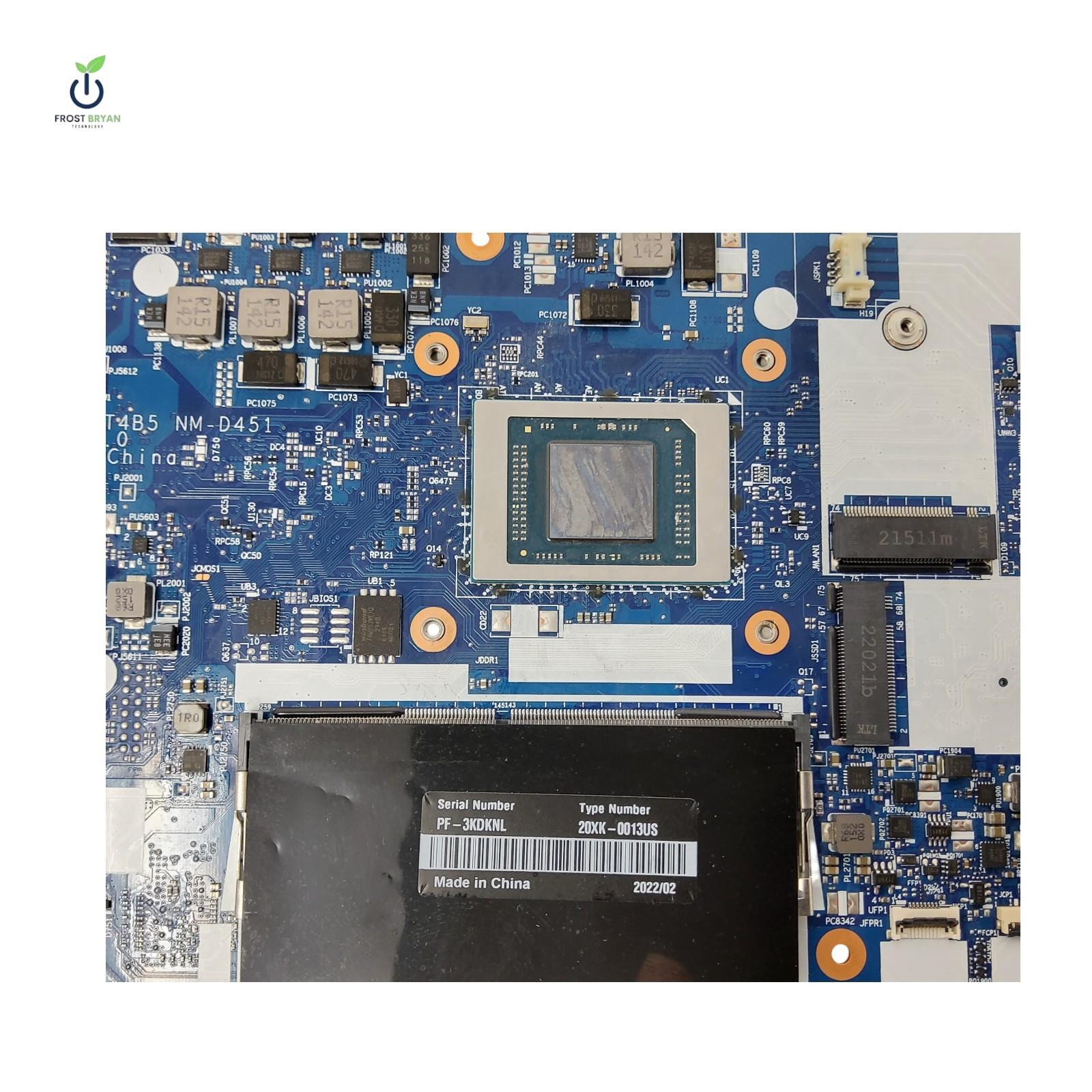 Lenovo ThinkPad T14 Gen 2 AMD Ryzen 5 Pro 5650U Motherboard 8GB RAM