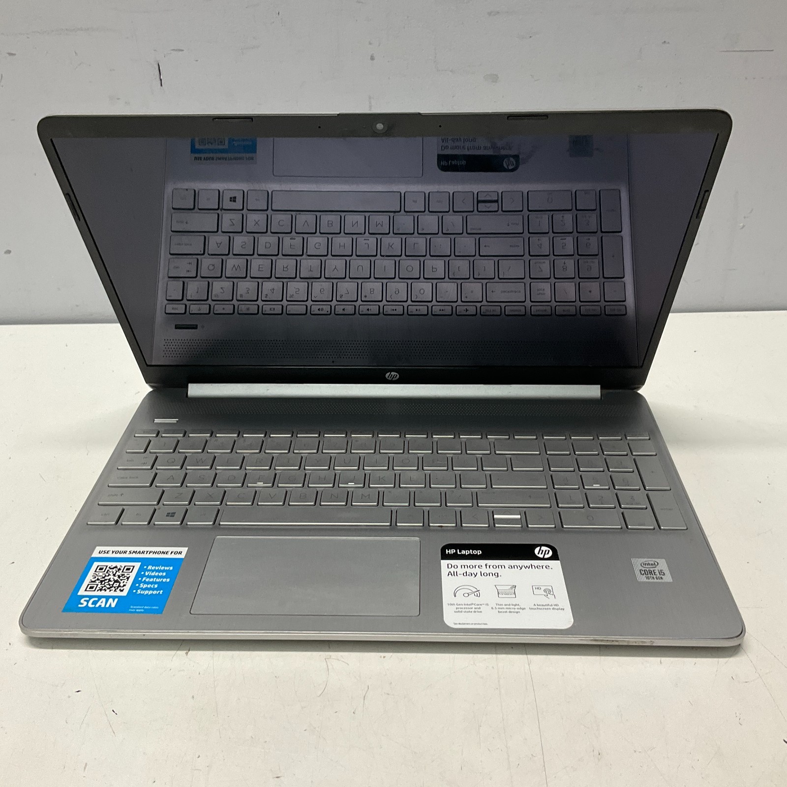 HP Laptop 15-dy1043dx 15.6″ Intel Core i5-1035G1 FOR PARTS ONLY BROKEN LCD