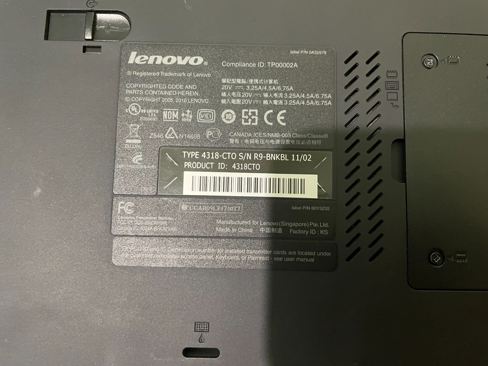 Lenovo ThinkPad W510 i5 M560 @2.6GHz 8GB RAM 500GB SSD Windows 10 Pro + dock