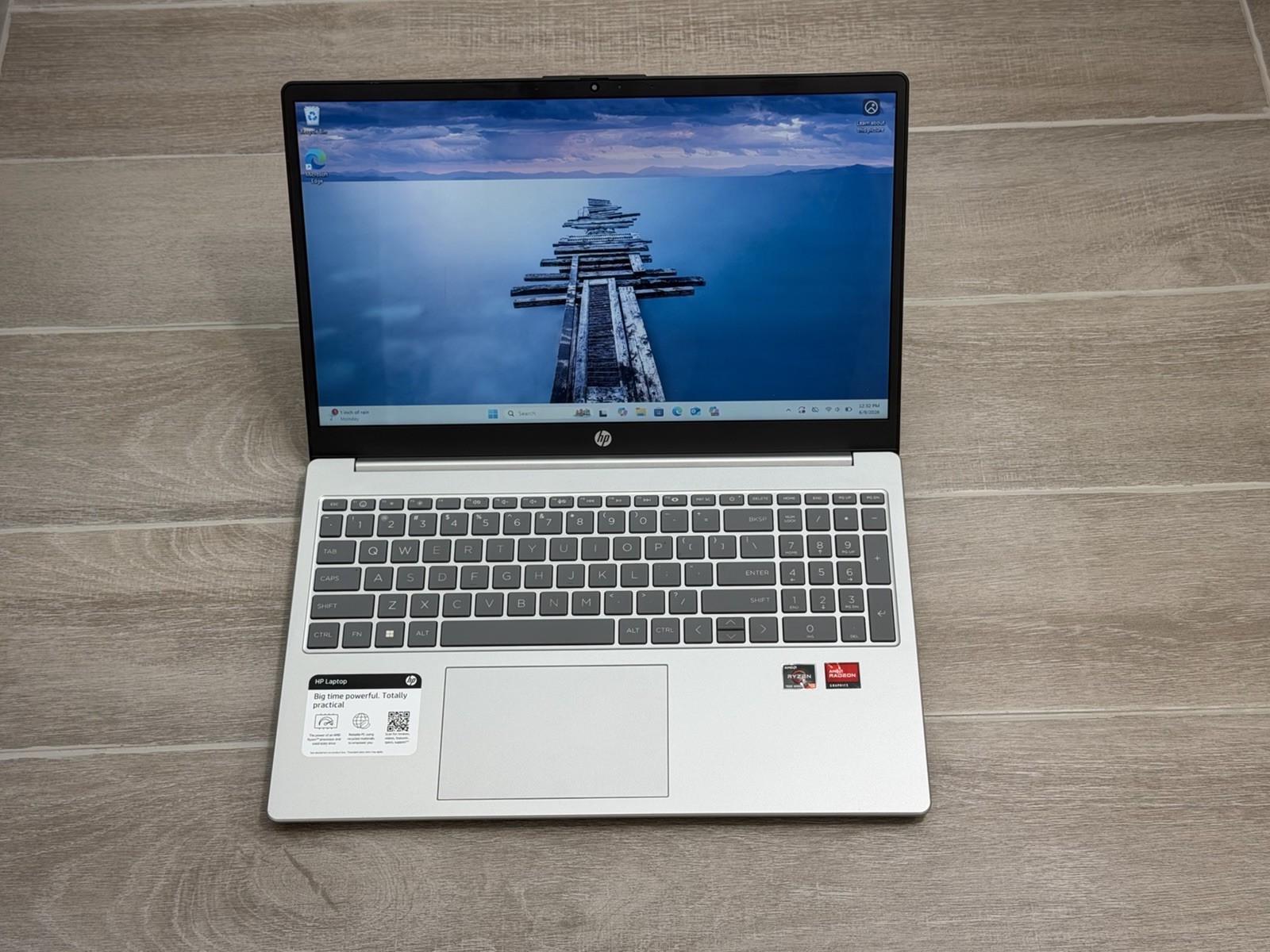 HP Laptop 15-FC0353NR 15.6″ Touch Laptop Ryzen 3 7320U 8GB RAM 256GB NVMe Win-11