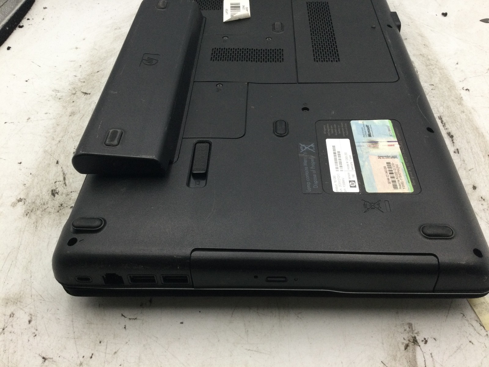 HP G60 LAPTOP – BOOTS TO BIOS – INTEL CORE 2 DUO – 3GB RAM – READ DESCRIPTION-BB
