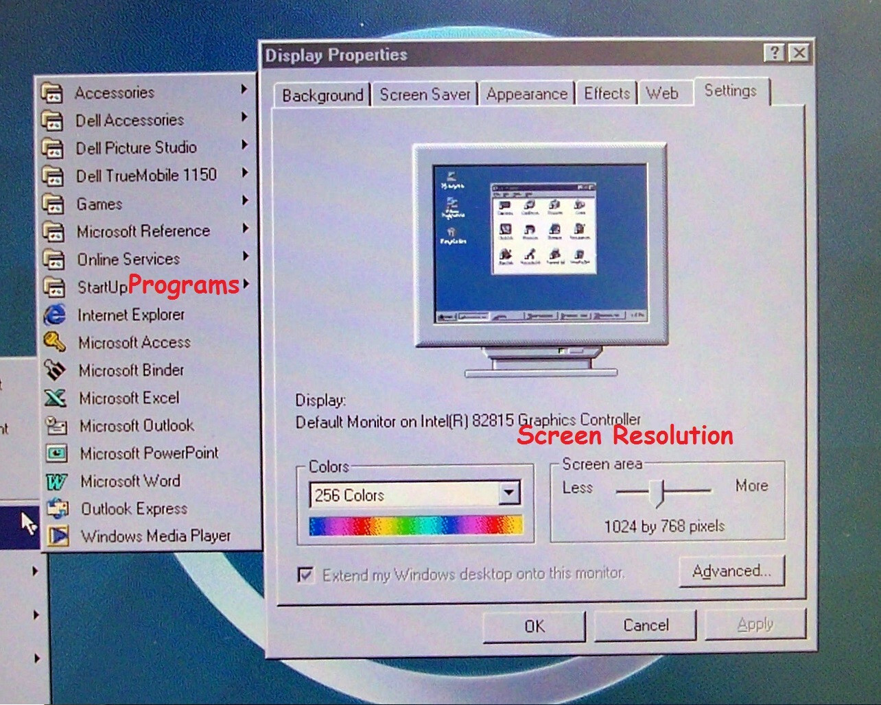 Dell Inspiron 2500 Pentium 3 1GHz 256MB 40GB Floppy Serial Parallel-dos imb cdt-