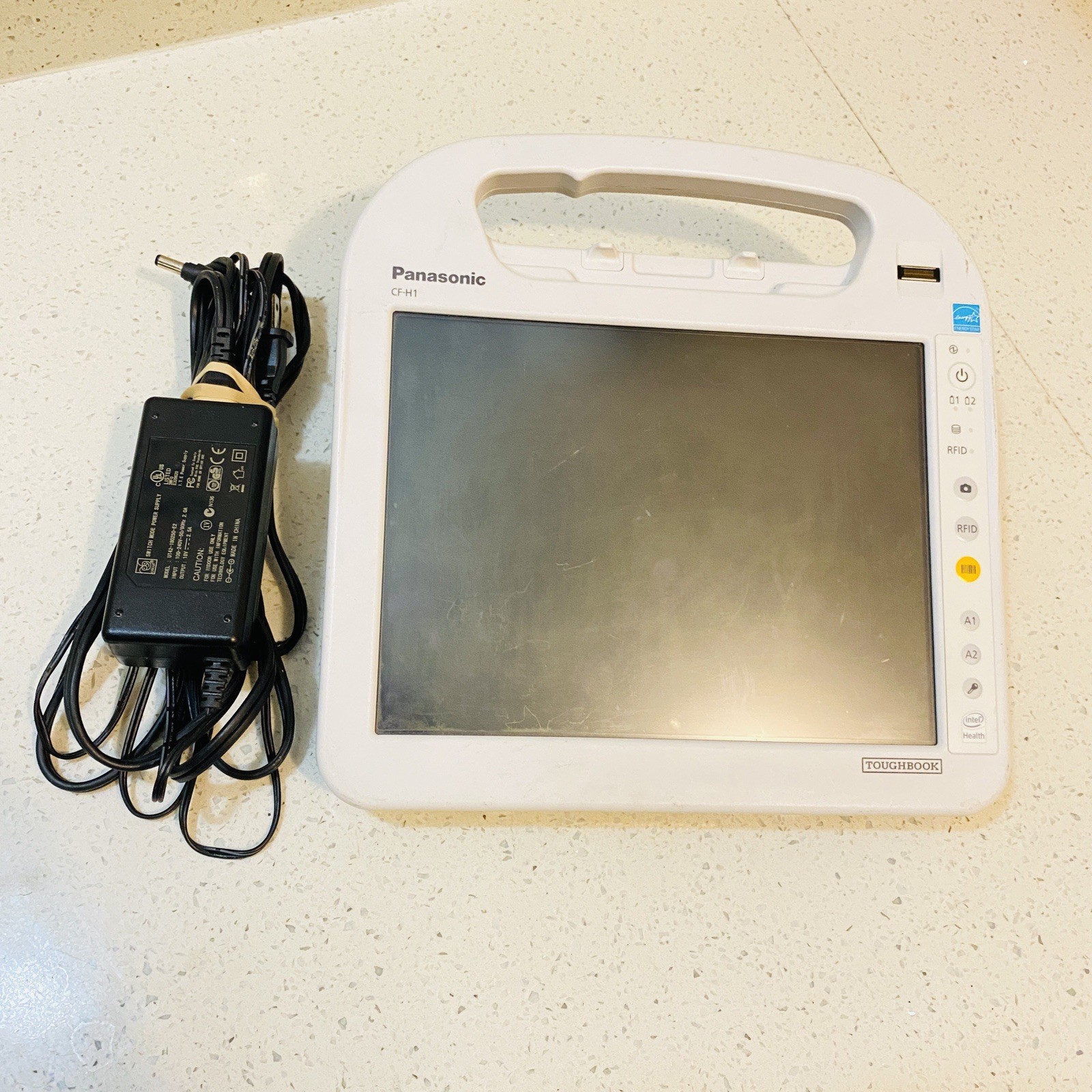 Vintage Panasonic Toughbook CF-H1 Tablet w/ Dock Windows 7 80GB HDD Read…