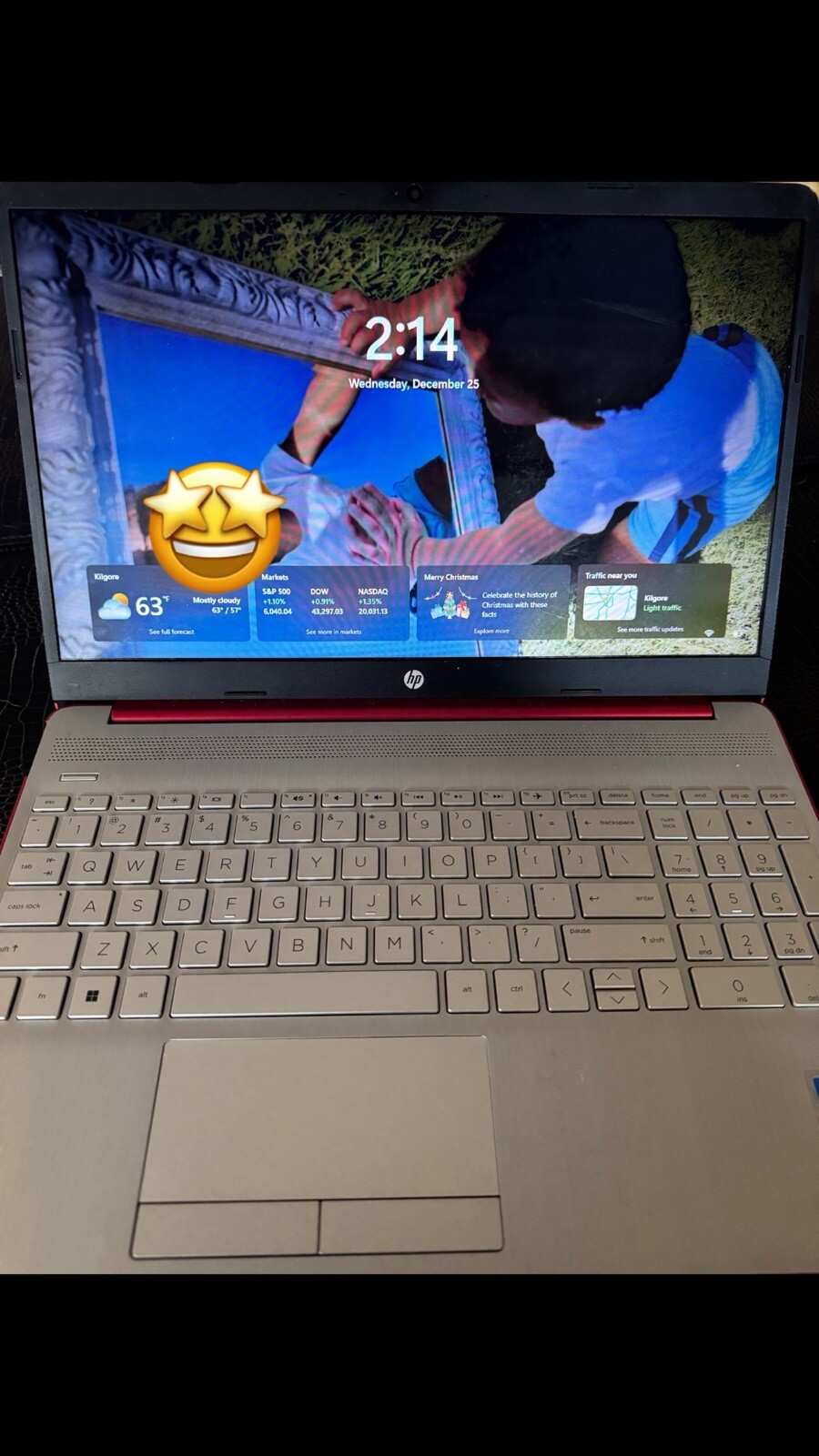 HP 15-FD0083WM 15.6″ (128GB SSD Intel Pentium N200 1.1GHz 4GB RAM) Laptop – Red